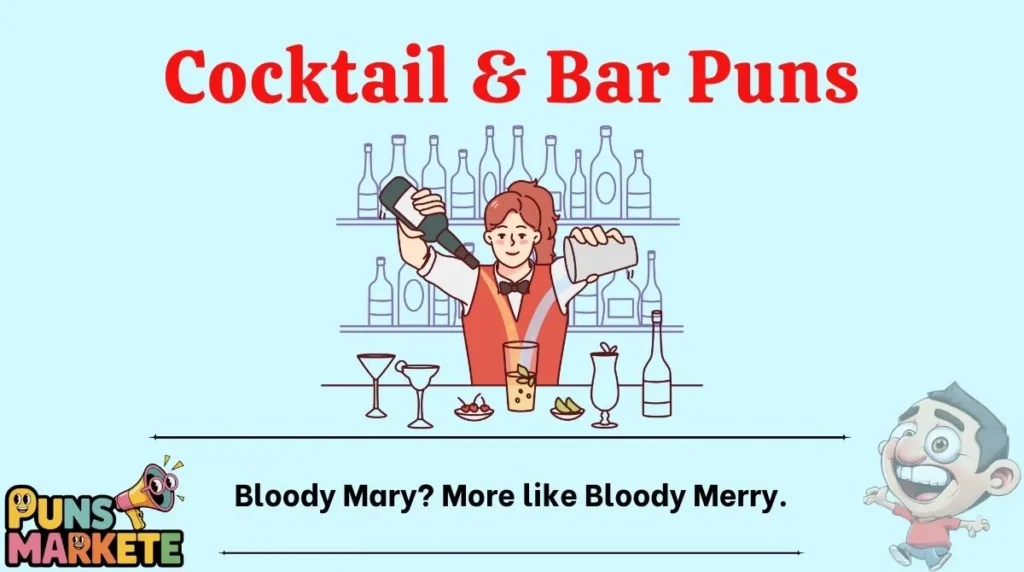 Cocktail & Bar Puns
