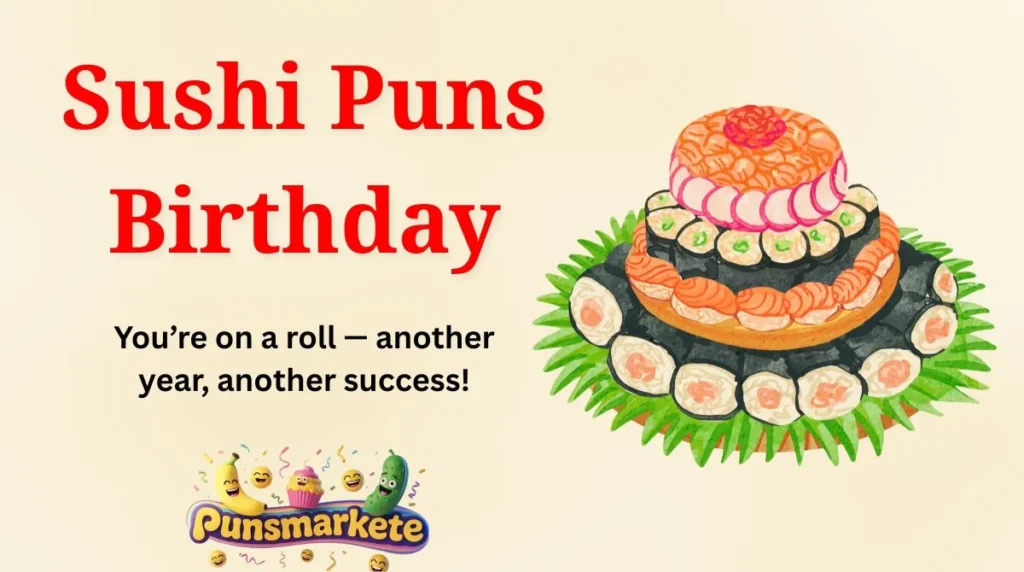 Sushi Puns Birthday