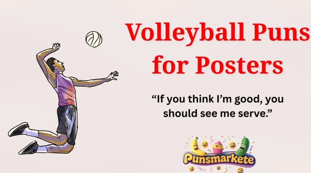 Volleyball Puns for Posters