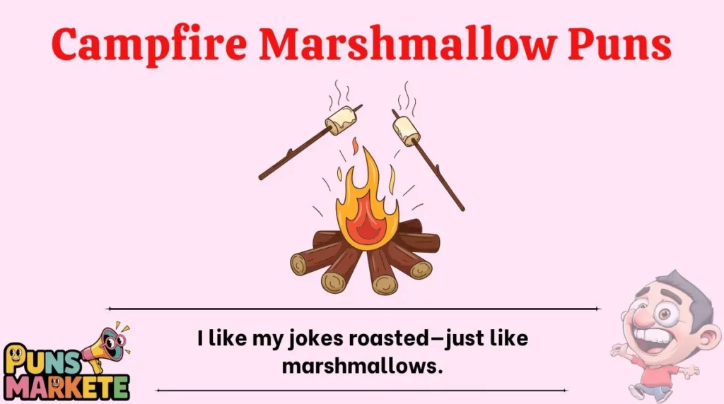 Campfire Marshmallow Puns