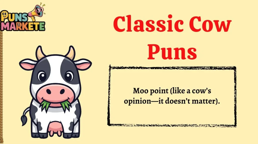 Classic Cow Puns