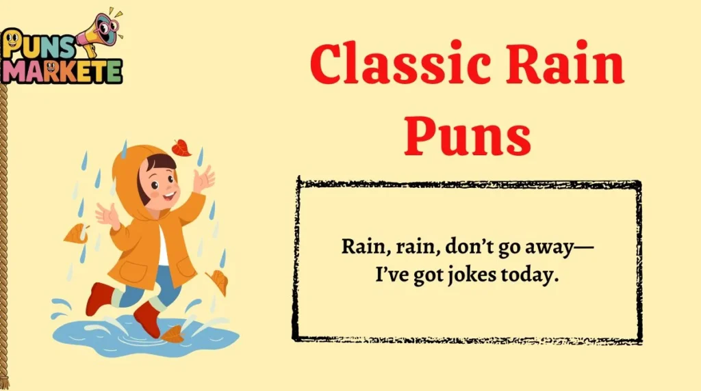 Classic Rain Puns