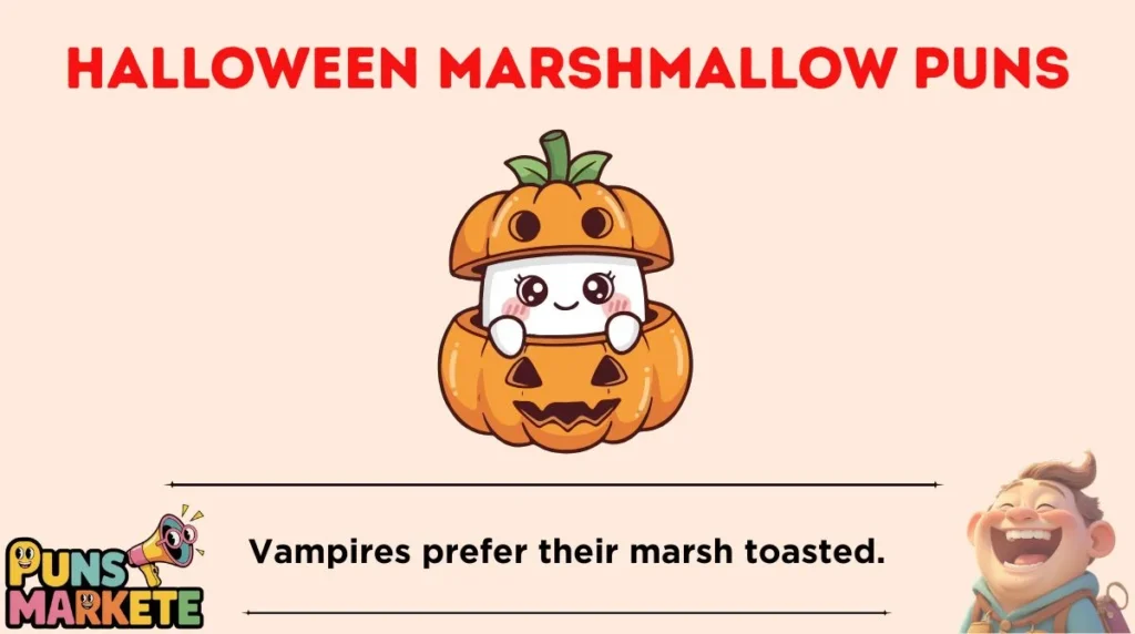 Halloween Marshmallow Puns