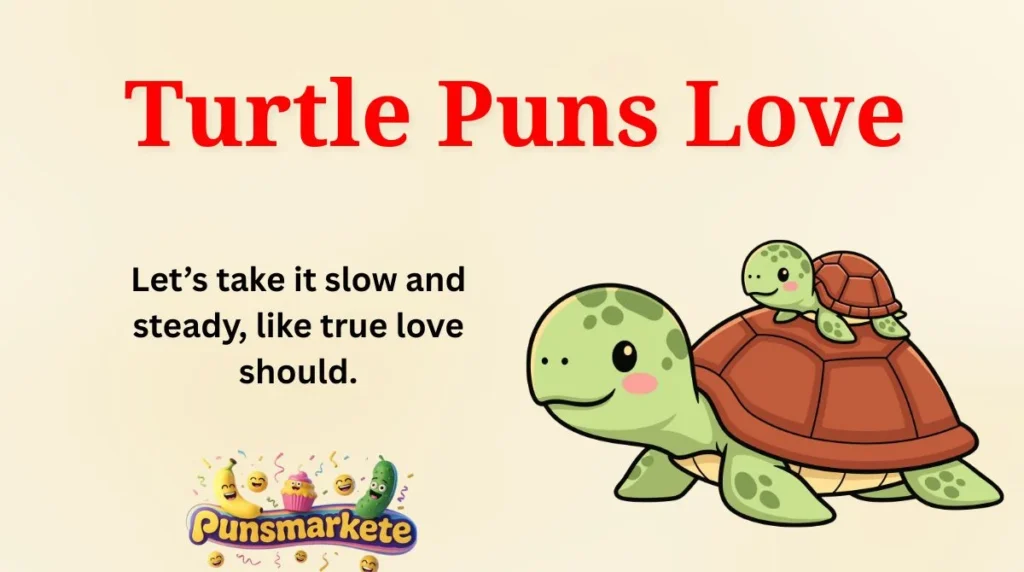 Turtle Puns Love