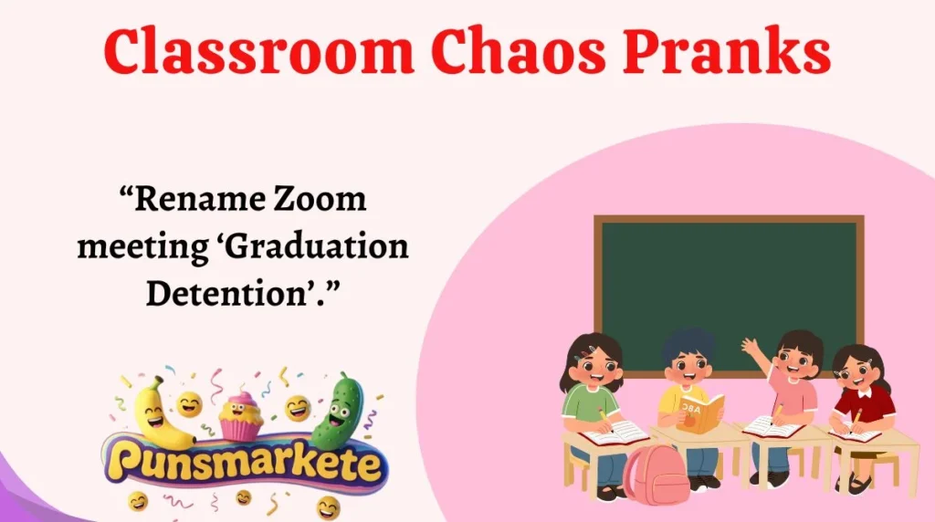 Classroom Chaos Pranks