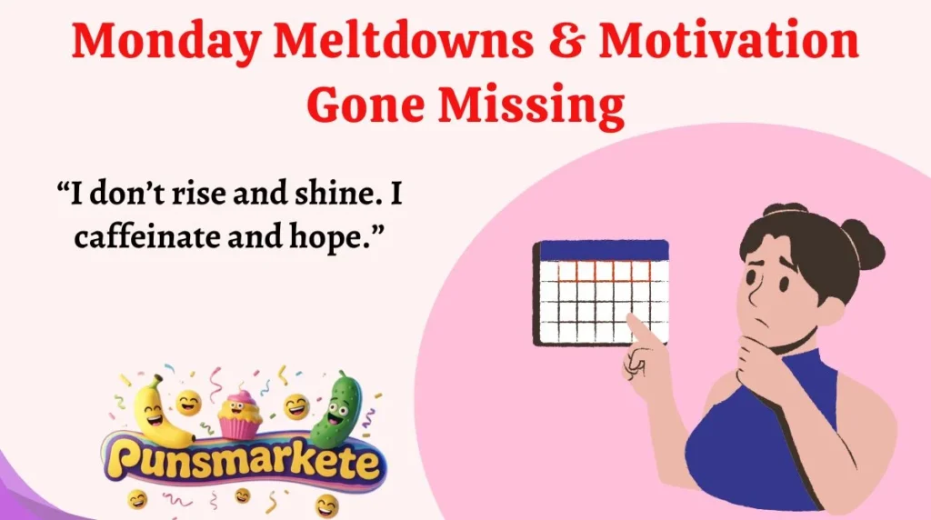 Monday Meltdowns & Motivation Gone Missing