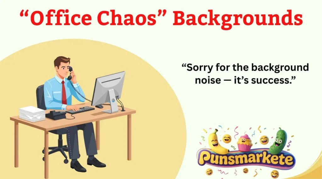 “Office Chaos” Backgrounds