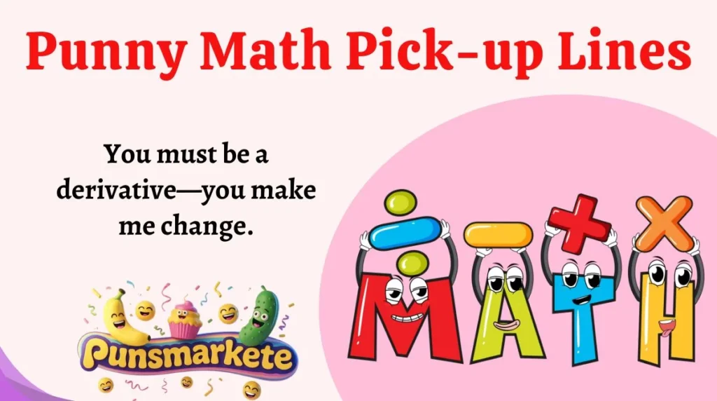 Punny Math Pick-up Lines