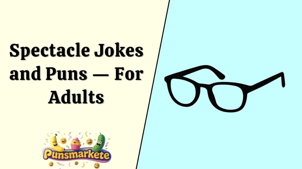 Spectacle Jokes and Puns — For Adults