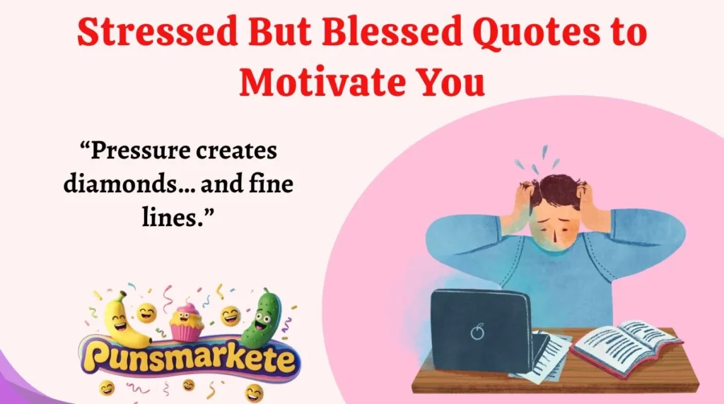 Stressed But Blessed Quotes to Motivate You
