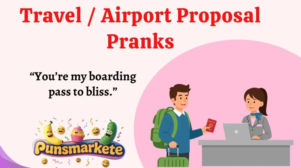 Travel / Airport Proposal Pranks