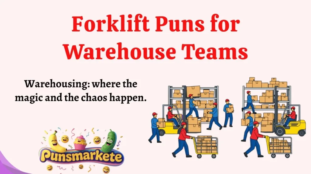 Forklift Puns for Warehouse Teams