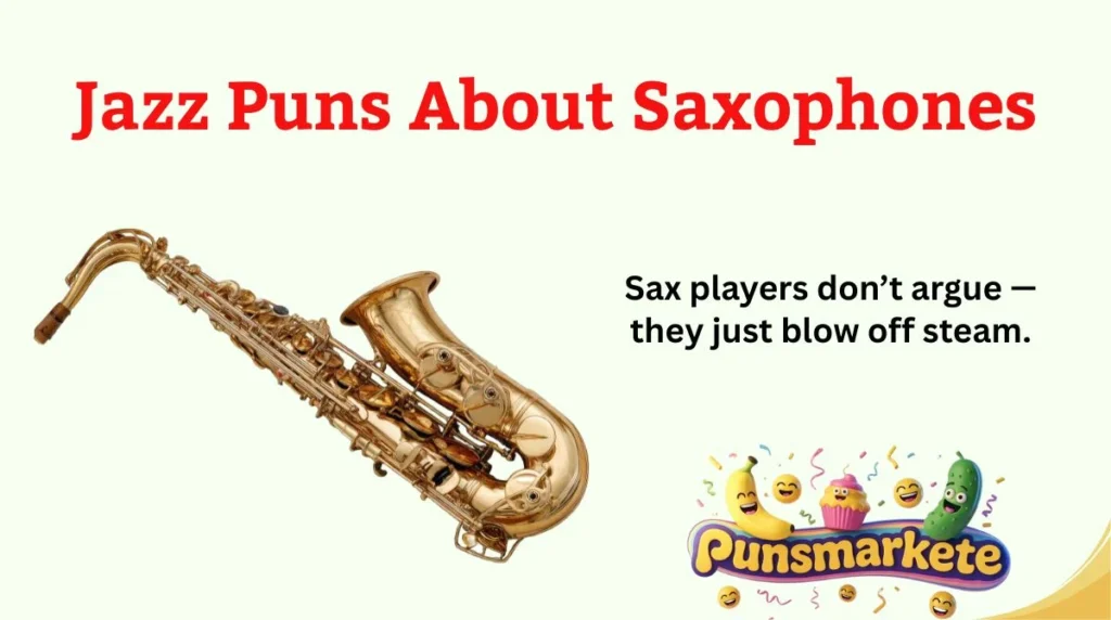 Jazz Puns About Saxophones