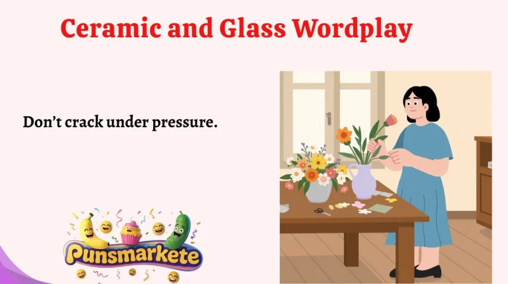 Ceramic and Glass Wordplay