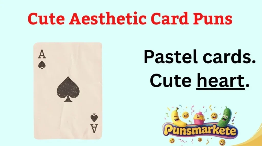 Cute Aesthetic Card Puns