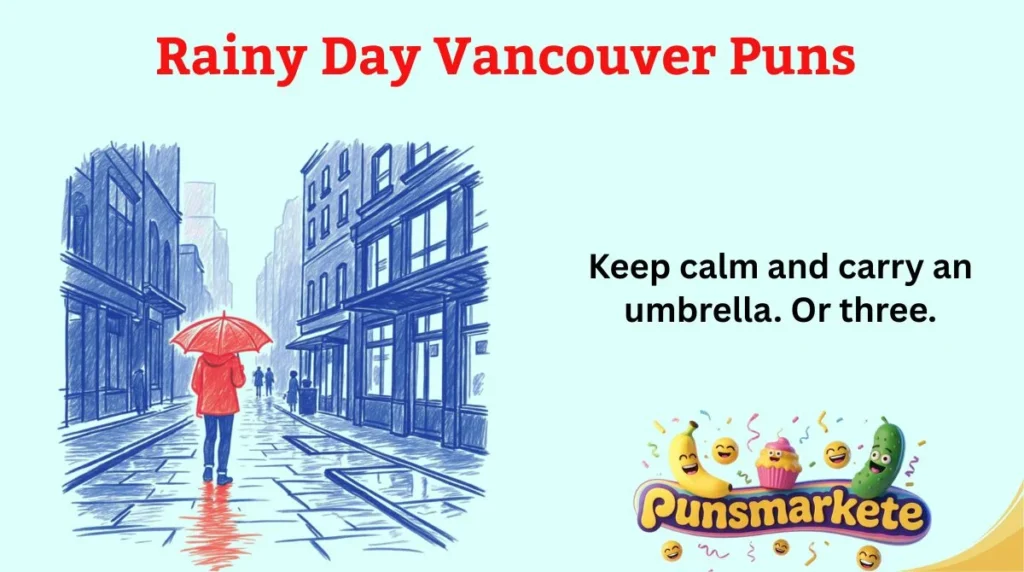 Rainy Day Vancouver Puns