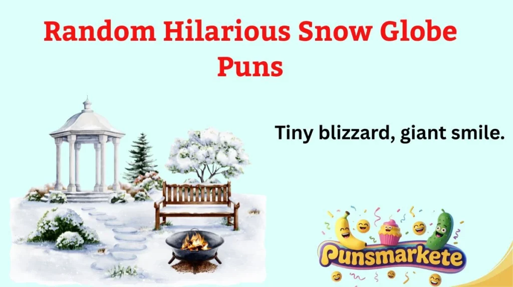 Random Hilarious Snow Globe Puns