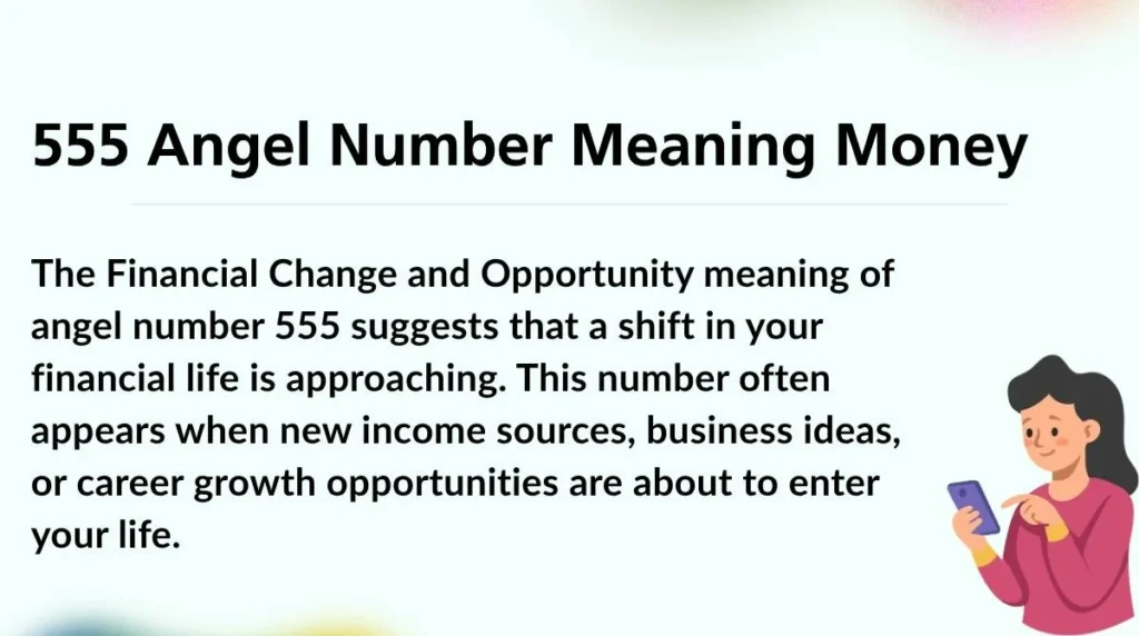 555 Angel Number Meaning Money