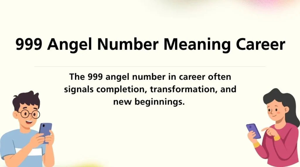 999 Angel Number Meaning Career