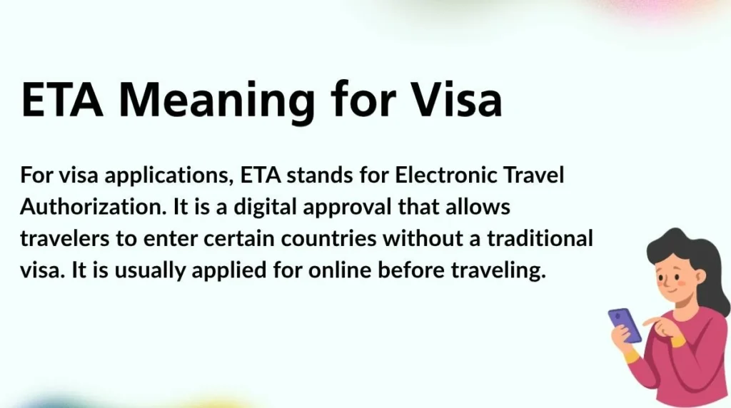 ETA Meaning for Visa