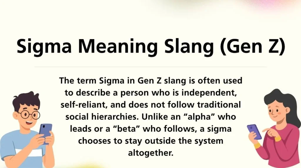 Sigma Meaning Slang (Gen Z)