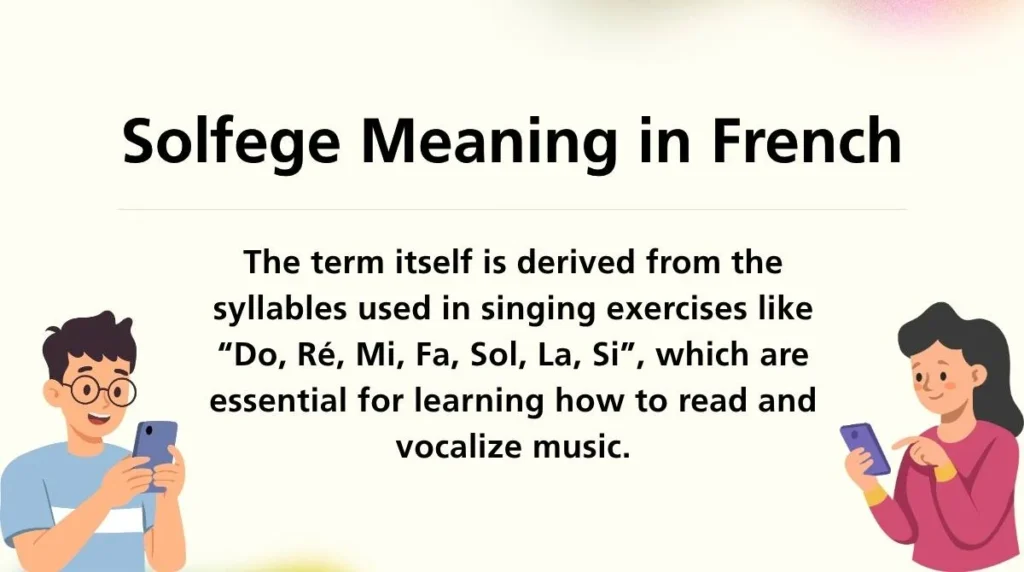Solfege Meaning in French