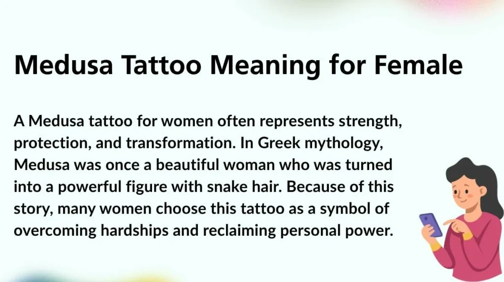 Medusa Tattoo Meaning for Female