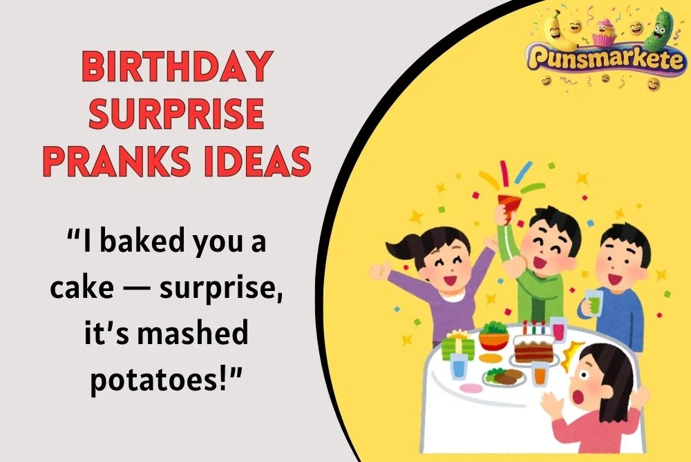 Birthday Surprise Pranks Ideas