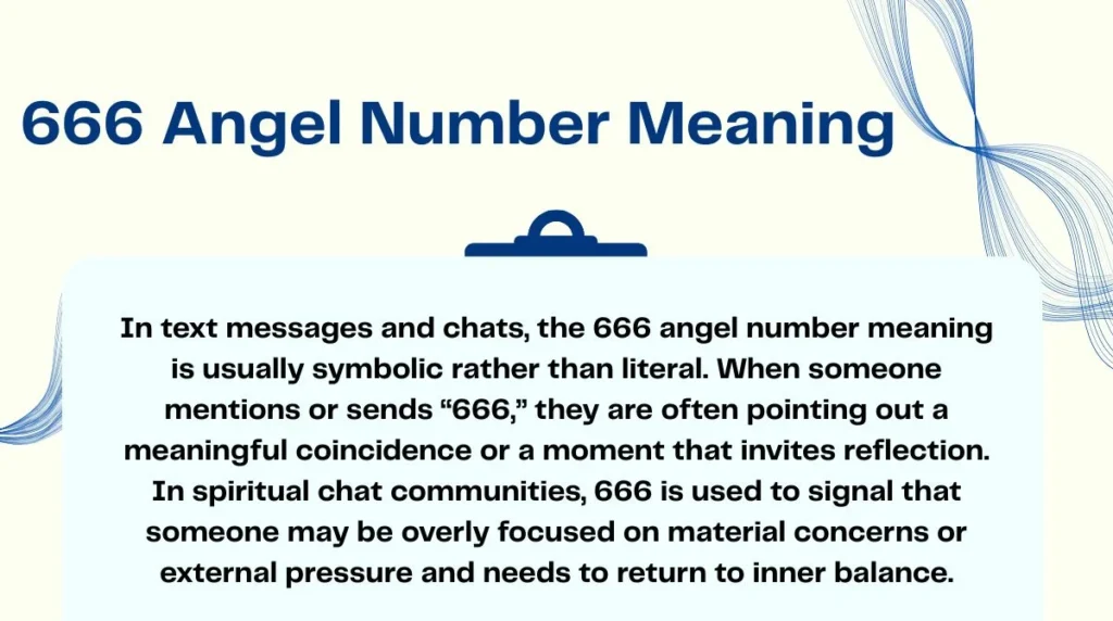 666 Angel Number Meaning
