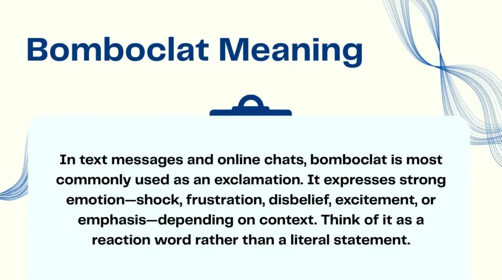 Bomboclat Meaning
