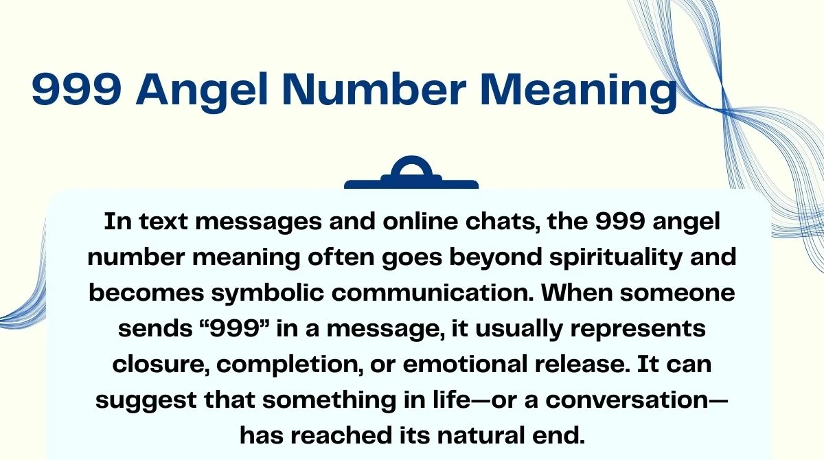999 Angel Number Meaning: Spiritual Sign, Text Meaning & Everyday Usage ...