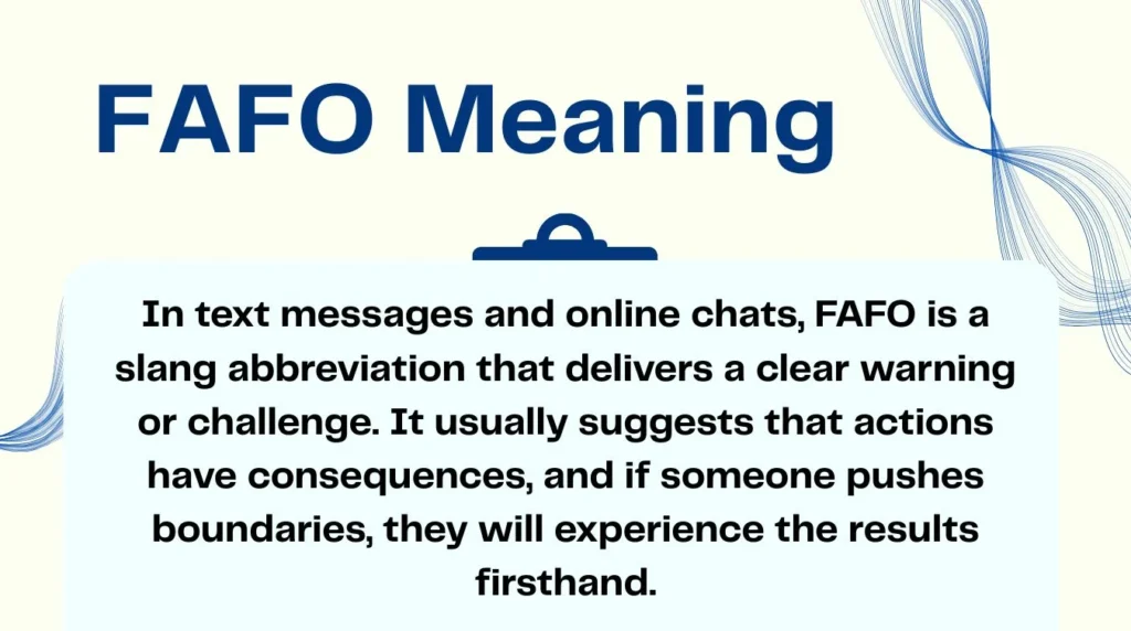 FAFO Meaning