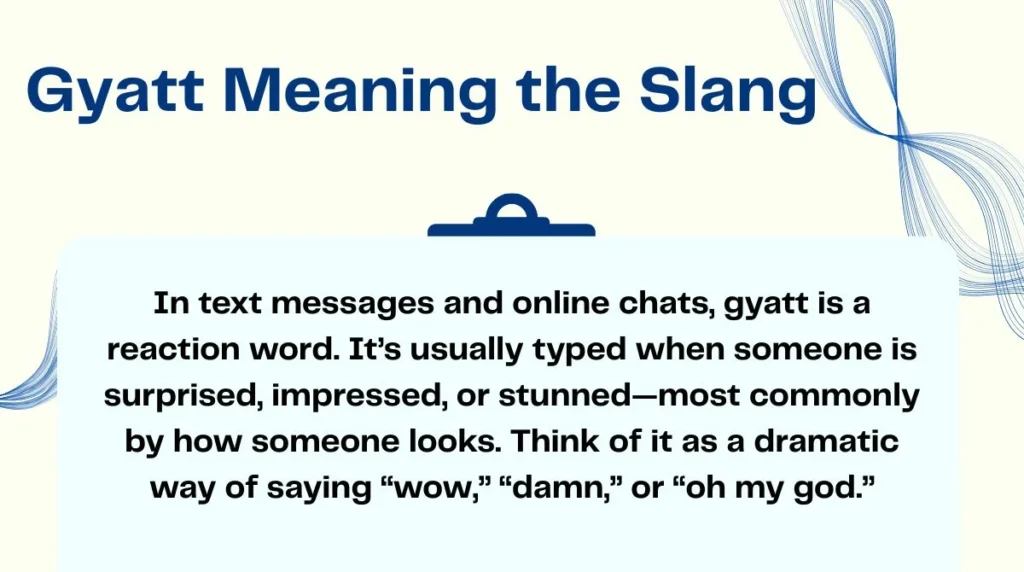 Gyatt Meaning the Slang