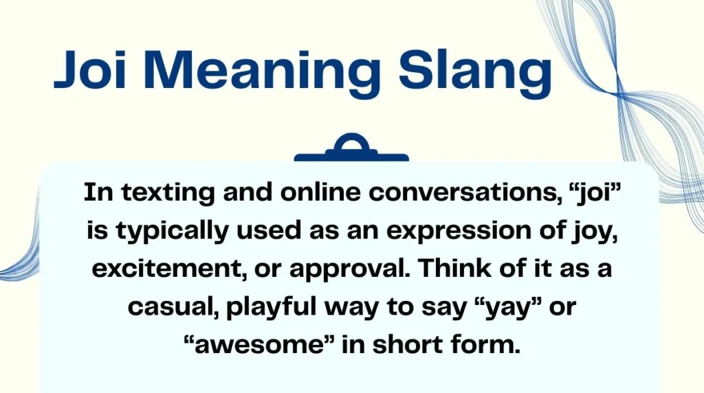 Joi Meaning Slang