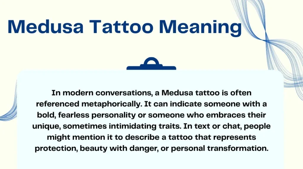 Medusa Tattoo Meaning