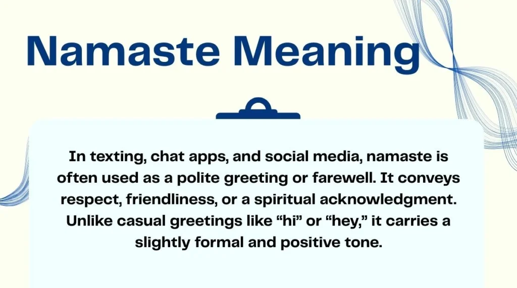 Namaste Meaning