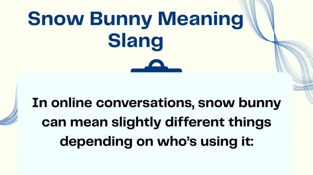 Snow Bunny Meaning Slang