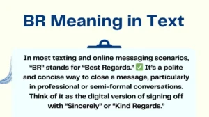 BR Meaning in Text