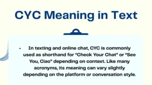 CYC Meaning in Text