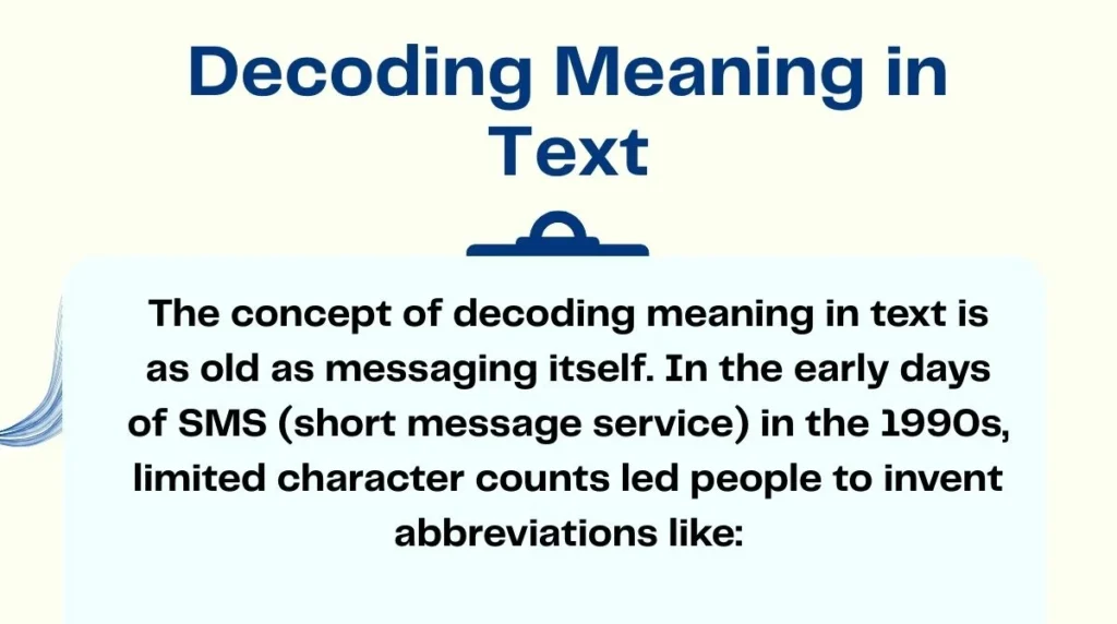 Decoding Meaning in Text
