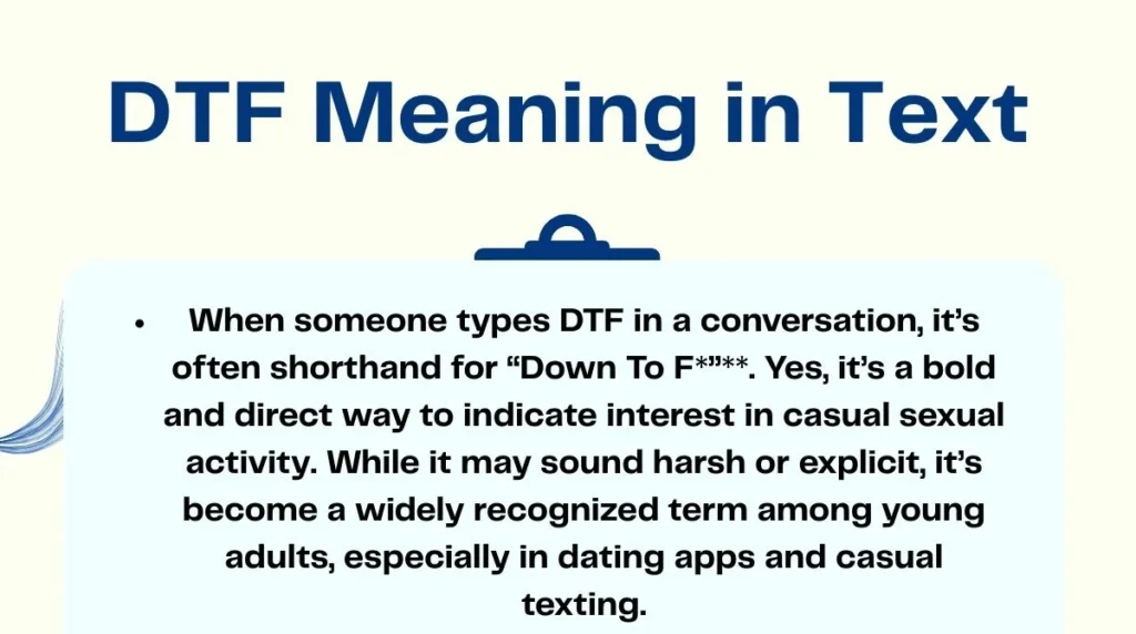 DTF Meaning in Text