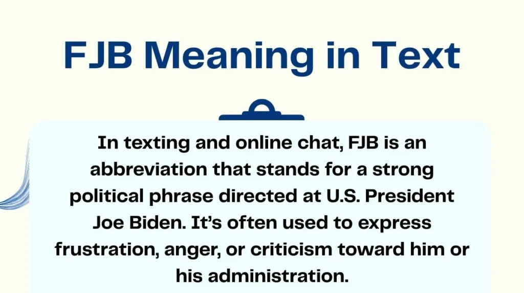 FJB Meaning in Text