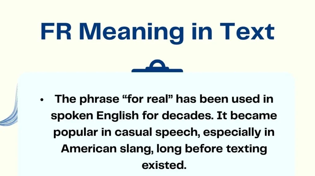 FR Meaning in Text