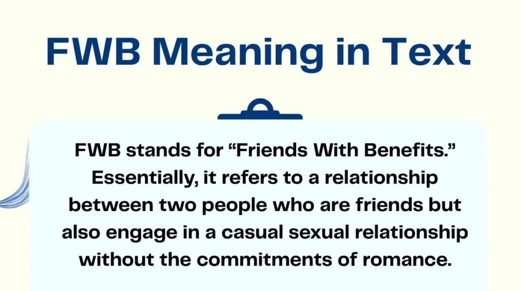 FWB Meaning in Text