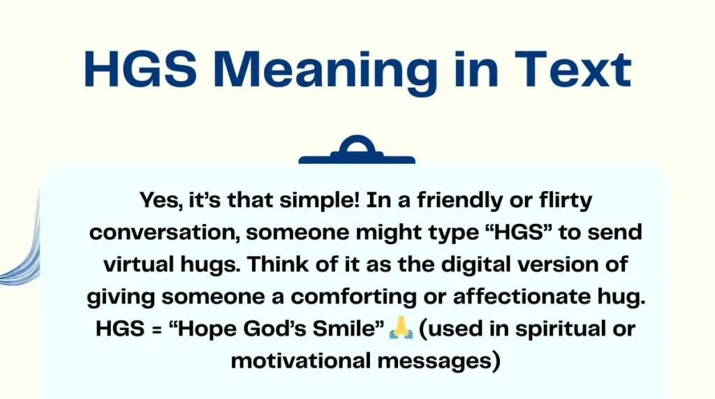 HGS Meaning in Text