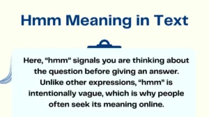 Hmm Meaning in Text