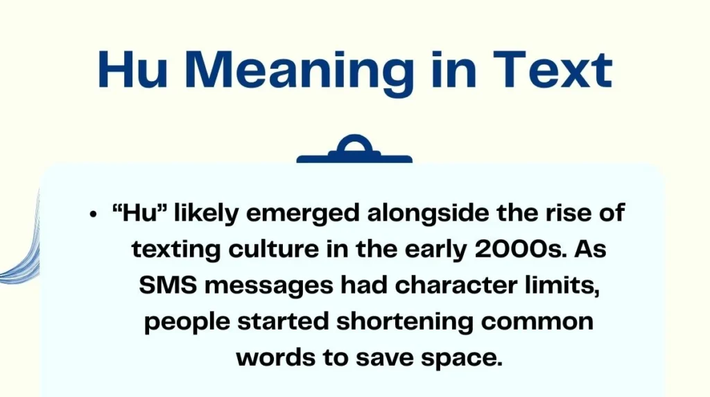 Hu Meaning in Text