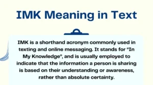 IMK Meaning in Text