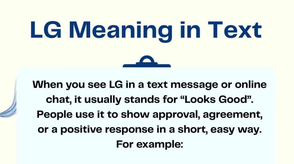 LG Meaning in Text