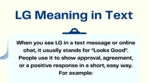 LG Meaning in Text